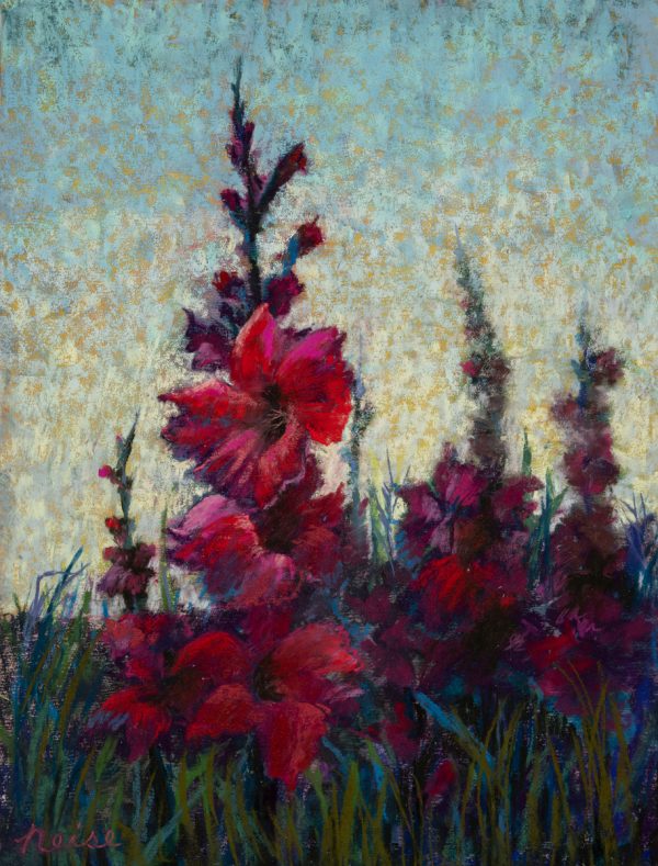 PastelpPainting of gladiolus