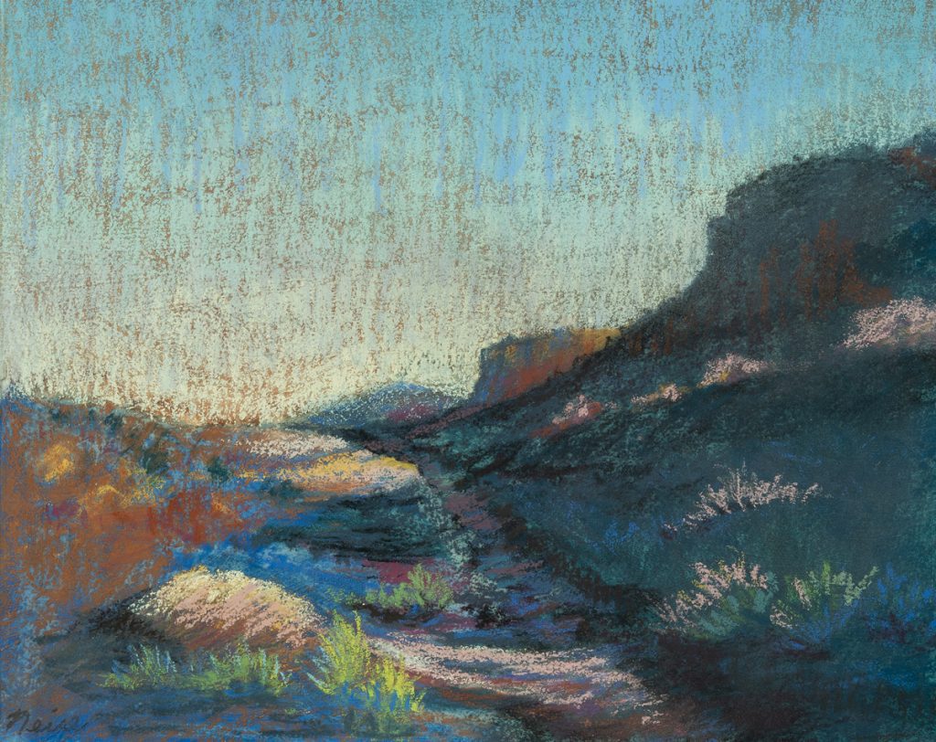 Pastel Painting of Zion Canyon